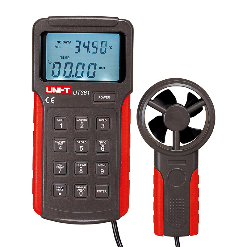 UNI-T UT361 風量計 風速計 空氣速度溫度 測風儀