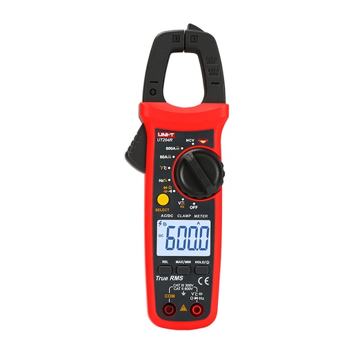 [UT204R] Uni-T UT204R True RMS 鉗錶 電流表 自動量程NCV 測量 AC DC 萬用錶