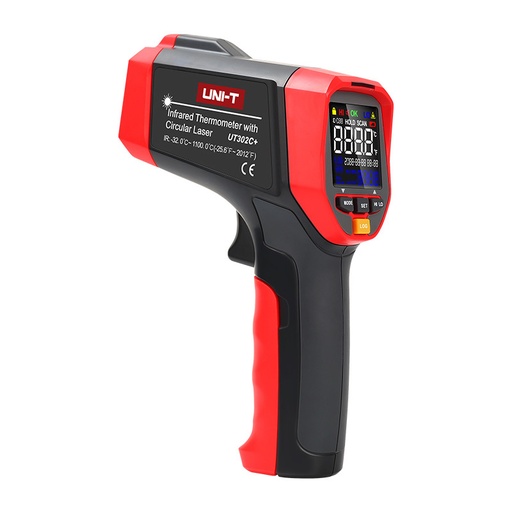 [UT302CP] UNI-T UT302C+ -32℃~1100℃  20:1 工業型 測溫槍 測溫儀