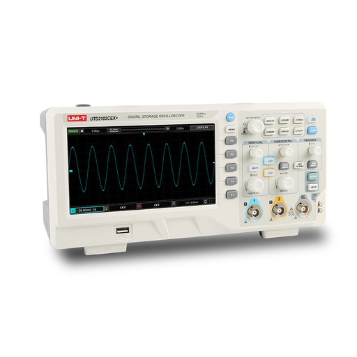 [UTD2102CEXP] Uni-T UTD2102CEX+ 100MHz 彩色數碼示波器